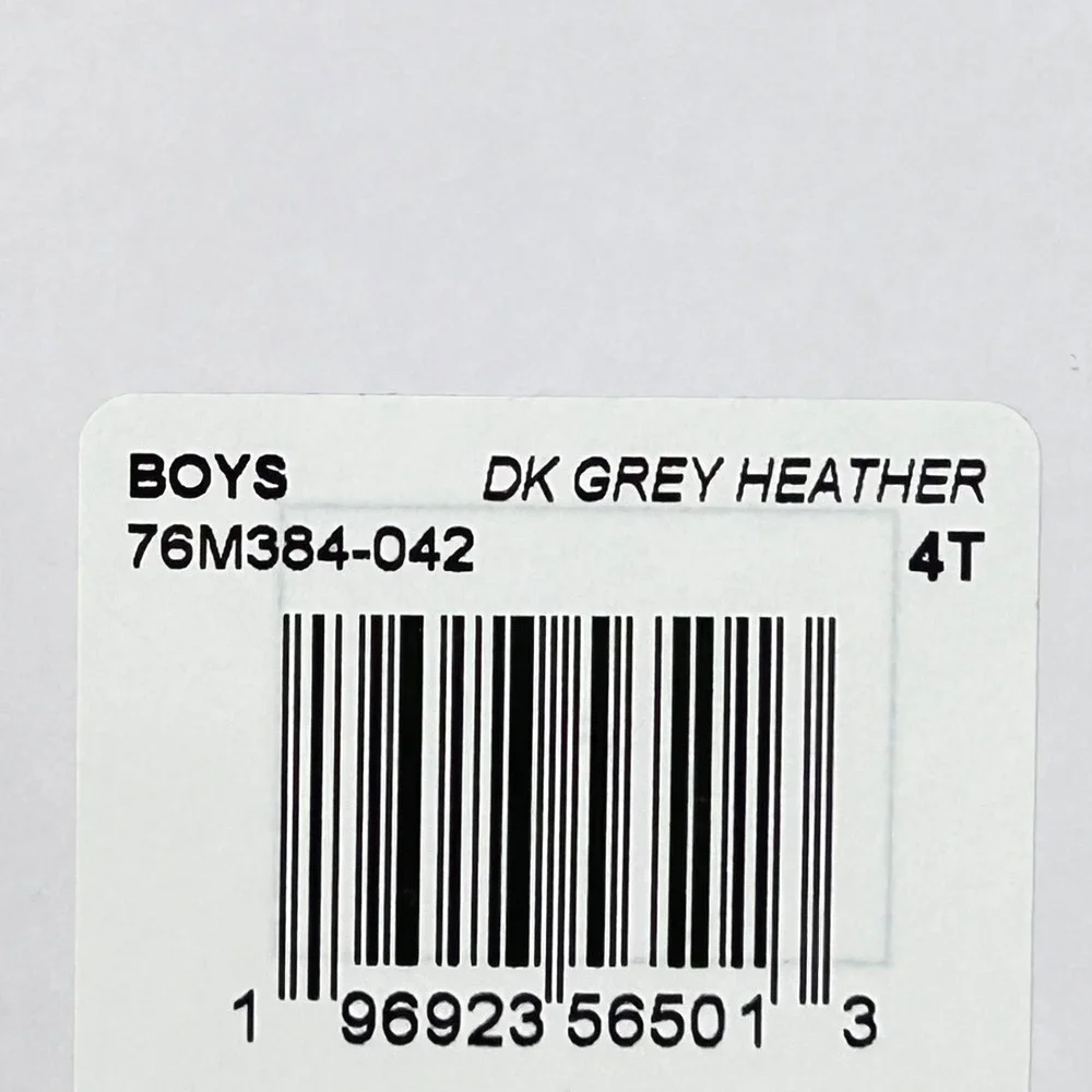 Nike Little Boy's Retro Fleece Pullover Hoodie Size 4T Dark Grey Heather
